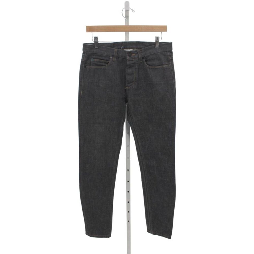 Lanvin Mens Skinny Jeans Gray Cotton Button Fly Size 30